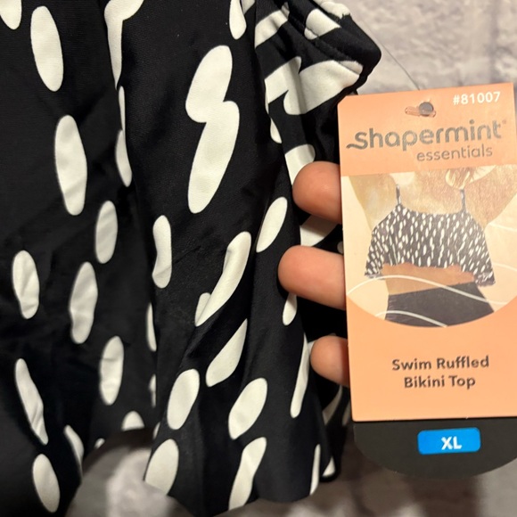 New Shapermint Ruffle Bikini Top Large and XL - Picture 6 of 16